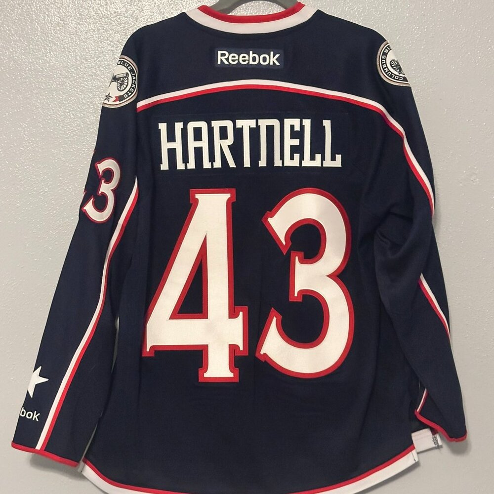 Reebok NHL Columbus Blue Jackets #43 Scott Hartnell Jersey